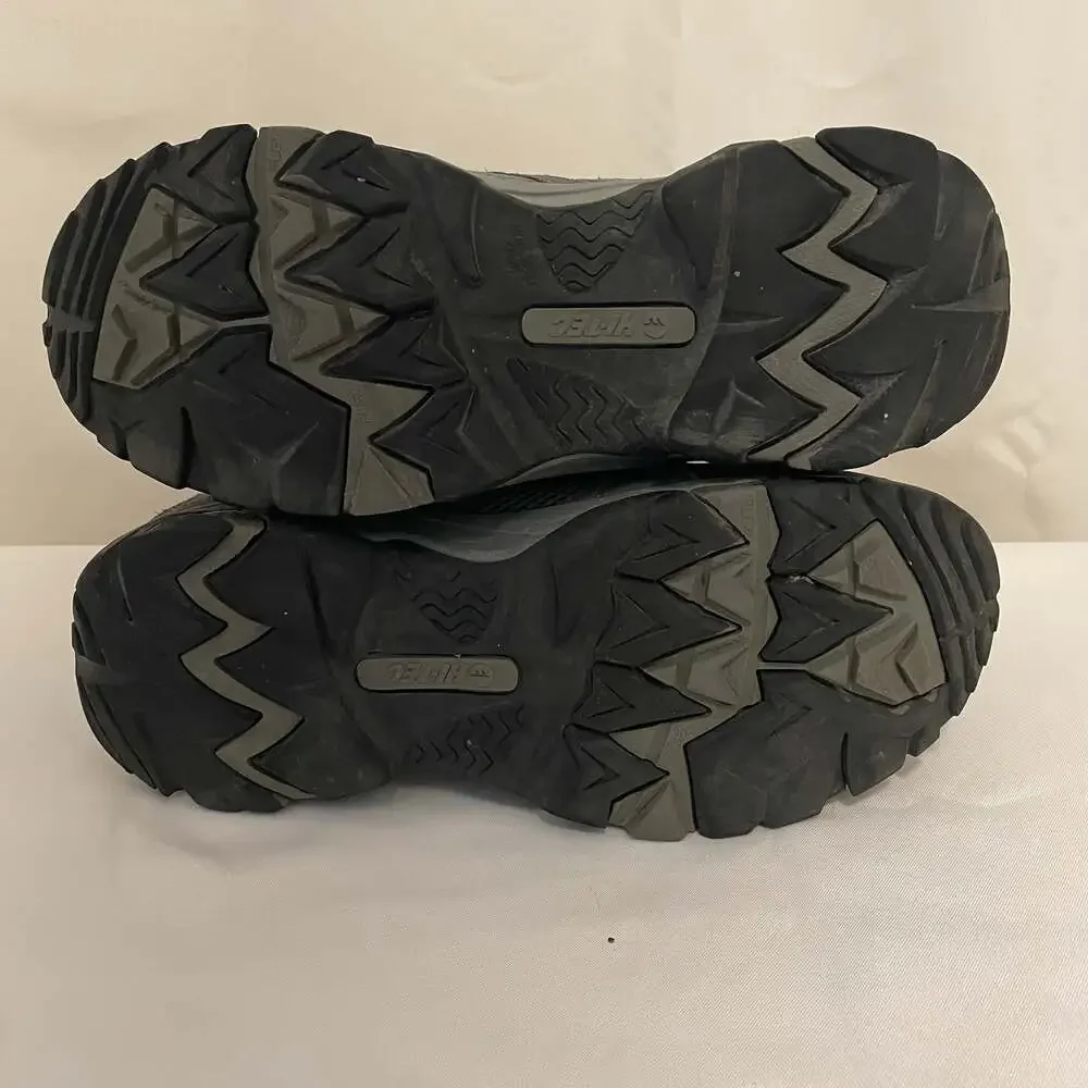 Hi-Tec Ozark Mid‎ Waterproof Hiking Boots Men's Size 9 Grey Orange DRI-TEC